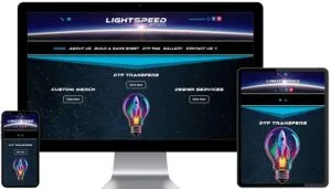 LightSpeed Print Studio Mockup